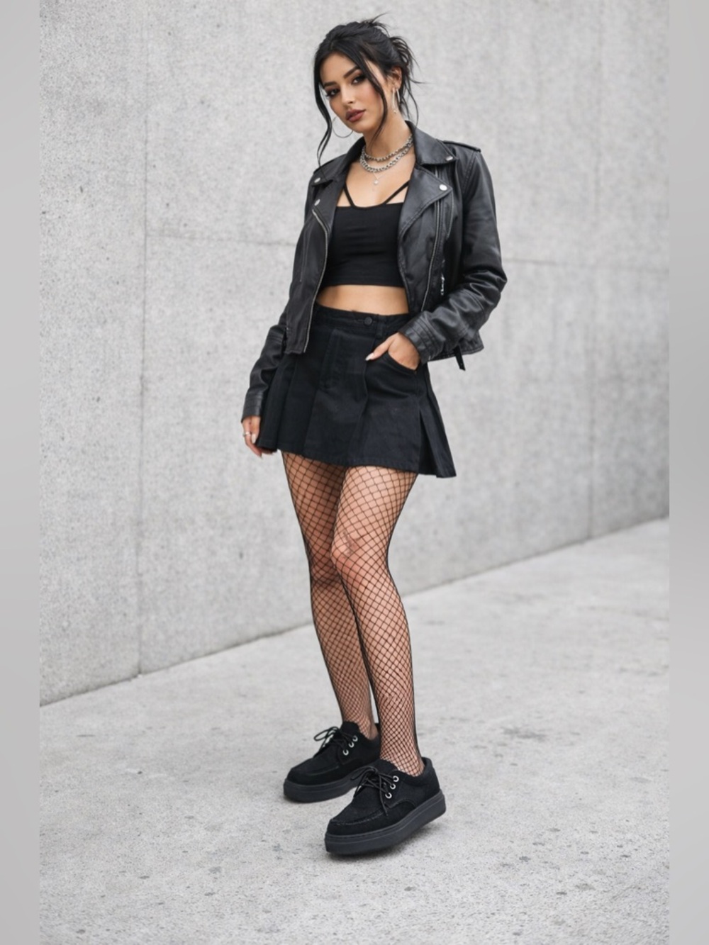 Faux Suede Creepers